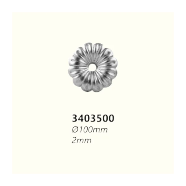 Розетка 3403500 (2 mm), D=100 mm
