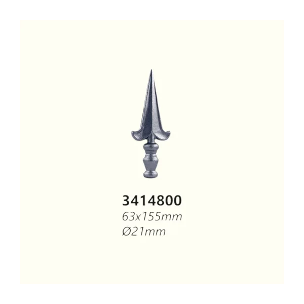 Връх от ковано желязо 3414800 (D= 21 mm), 65*155 mm