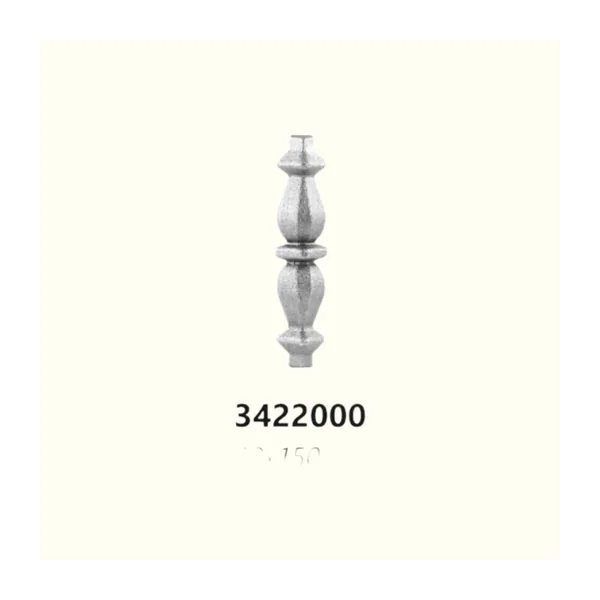Елемент за вграждане от ковано желязо 3422000 (12 mm), 30*150 mm