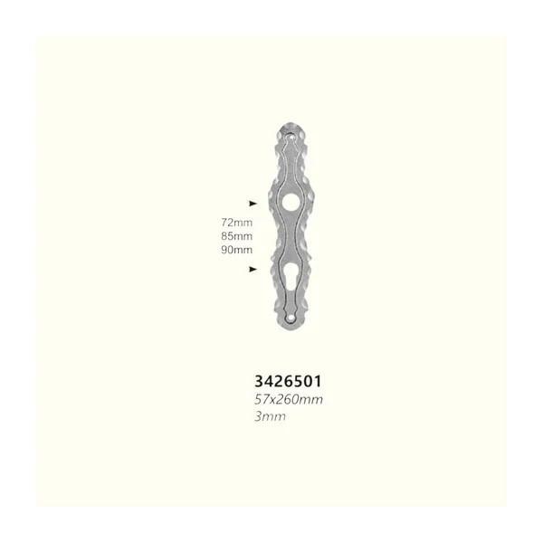Розетка за брава 3426501 (3 mm), 57*260 mm