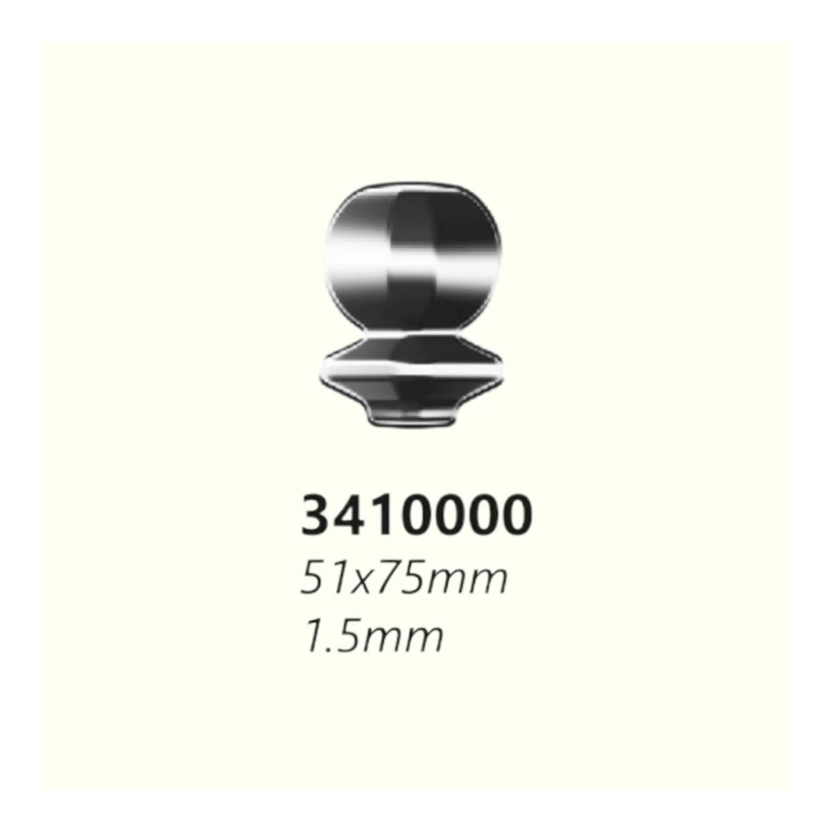 Метално топче 3410000 (1,5 mm), 77*102 mm
