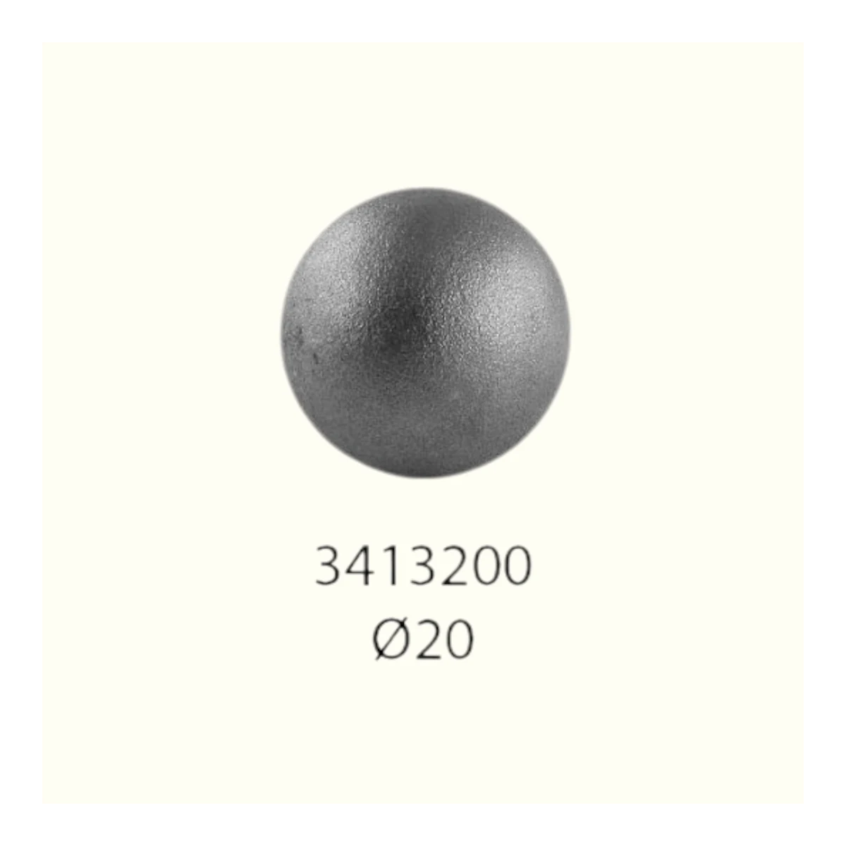 Капачка за метал 3413300 - кръгла, D= 30 mm