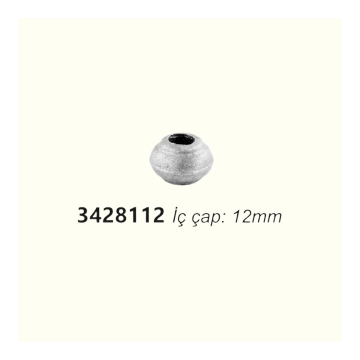 Капачка за метал 3428112, D= 12 mm
