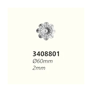 Розетка 3408801 (2 mm), D= 60 mm - изглед 1