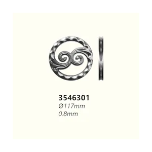 Розетка 3546301 (2 mm), D= 117 mm - изглед 1