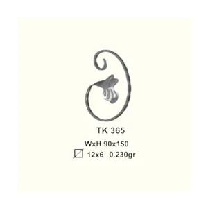С - елемент от ковано желязо TK365 (11,5*5,5 mm), 90*150 mm - изглед 1